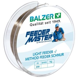 BALZER Feedermaster Lightfeeder & Method Feeder 0,22mm 6,3kg 200m Braun