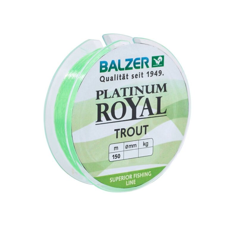 BALZER Platinum Royal Trout 0,19mm 4,6kg 150m Chartreuse