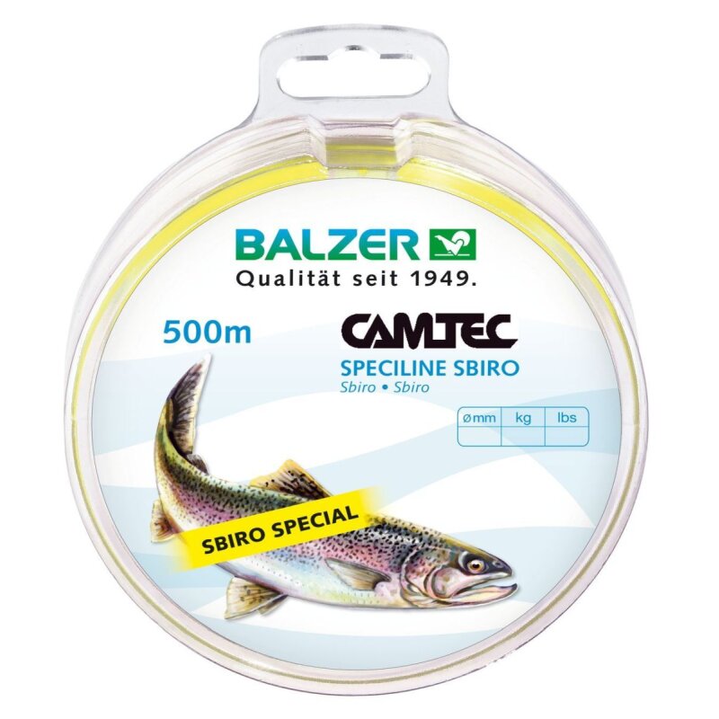 BALZER Camtec Speciline Sbiro 0,22mm 4,3kg 500m Fluo-Gelb