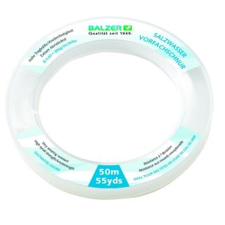 BALZER Salzwasservorfach-/Schlagschnur 0,4mm 12,5kg 50m Transparent