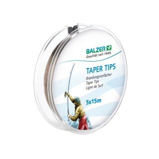 BALZER Feedermaster Taper Tips 0,28-0,5mm 75m Transparent