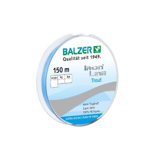 BALZER Ironline Trout 3-fach 0,06mm 4,1kg 150m Blau