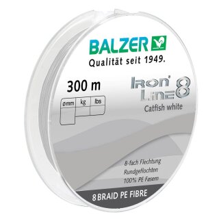 BALZER Iron Line 8 Catfish 0,7mm 89kg 300m Weiß