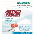 BALZER Feedermaster Hair Rig f&uuml;r Pellets Gr.16 12cm 0,18mm 5Stk.