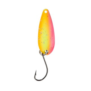 BALZER Pro Staff Series Spoon Swindler 3cm 2,3g Pink-Gelb-Orange-Glitter UV