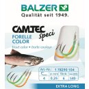 BALZER Camtec Forelle Farbig UV Gr.4 0,25mm 1,4m 6Stk.