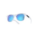 BALZER Shirasu Brille Transparenter Rahmen Blaue Gläser