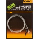 FOX Edges Fluorocarbon Fused Leader G.10 75cm 13,6kg