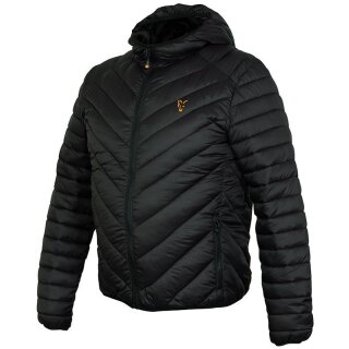 FOX Collection Quilted Jacket S Black/Orange