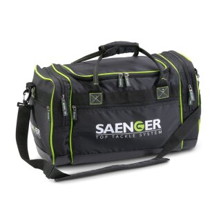 SÄNGER Sportsbag Schwarz/Neongrün 50x25x28cm