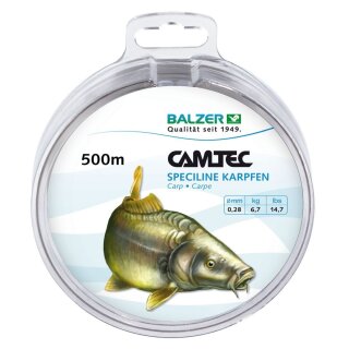 BALZER Camtec Speciline Karpfen 0,35mm 10,8kg 400m Braun