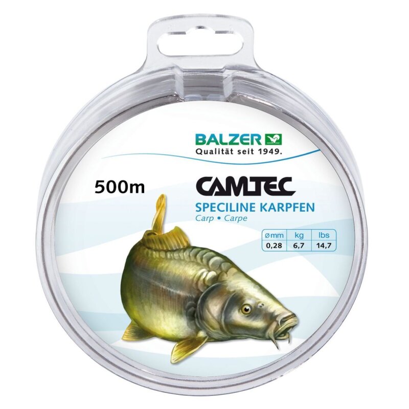 BALZER Camtec Speciline Karpfen 0,28mm 6,7kg 500m Braun