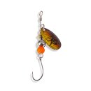 IRON TROUT Spinner 3g Crackle Yellow Brown