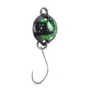 IRON TROUT Button Spoon 1,8g Strong Green Black