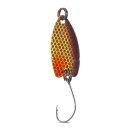 IRON TROUT Zest Spoon 2,3g Spotted Brown Yellow