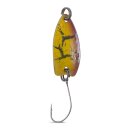 IRON TROUT Zest Spoon 2,3g Crackle Yellow Brown