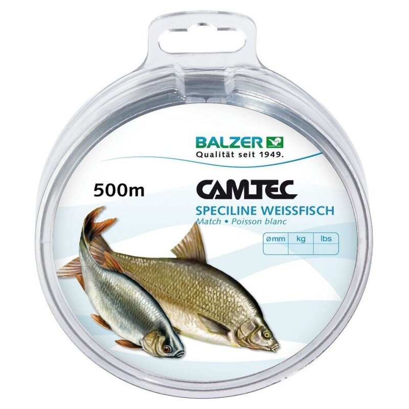 BALZER Camtec Speciline Match 0,18mm 2,9kg 500m Helllgrau