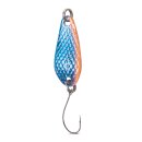 IRON TROUT Deep Spoon 4g Metallic Blue Red