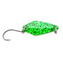 IRON TROUT Spotted Spoon 2g Green Spotted