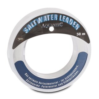 AQUANTIC Saltwater Leader 0,45mm 9,07kg 50m Ultra Clear