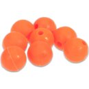 AQUANTIC Red Rubber Beads 8mm Fluo Red 5Stk.