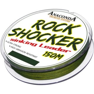 ANACONDA Rockshocker Sinking Leader 0,28mm 24,7kg 150m Grün