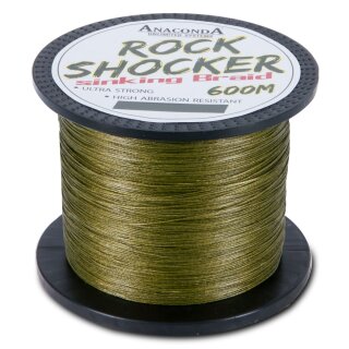 ANACONDA Rockshocker Sinking Braid 0,3mm 26,3kg 600m Green