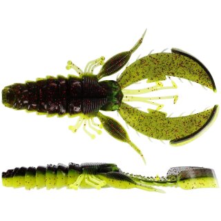 WESTIN CreCraw Creaturebait 8,5cm 7g Black/Chartreuse 5Stk.