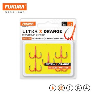LIEBLINGSKÖDER Fukura Ultra X Orange Gr.6 5Stk.