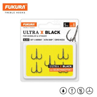 LIEBLINGSKÖDER Fukura Ultra X Black Gr.8 5Stk.