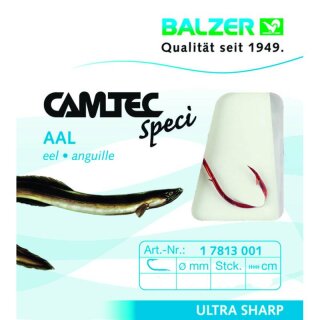 BALZER Camtec Eel 60cm Rot Gr.2 0,35mm 10Stk.