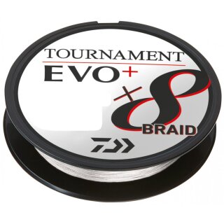 DAIWA Tournament X8 Braid EVO+ 0,12mm 8,6kg 135m Weiß