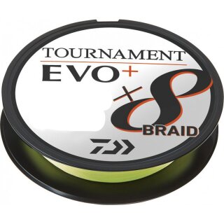 DAIWA Tournament X8 Braid EVO+ 0,08mm 4,9kg 270m Chartreuse
