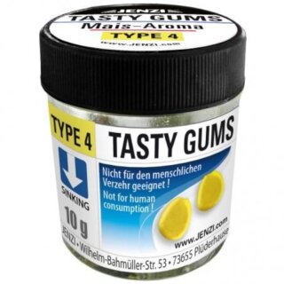 JENZI Tasty Gums Type 4 Gummiköder mit Geruch Mais Gelb 10g