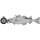 DEGA Deadbait Heilbutt-Rig 400g Luminous Gr.12/0 Gr.3/0 25cm 1,2mm