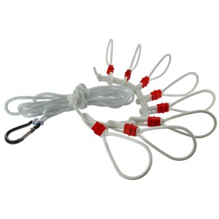 JENZI Supporto Fish-Lock per pesce 8 moschettoni