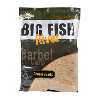 DYNAMITE BAITS Big Fish River Groundbait Cheese & Garlic 1,8kg