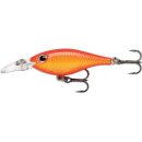 RAPALA Ultra Light Shad 4cm 3g Gold Fluorescent Red