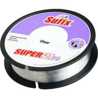SUFIX Super 21 FC Fluorocarbon 0,12mm 1,2kg 100m Transparent