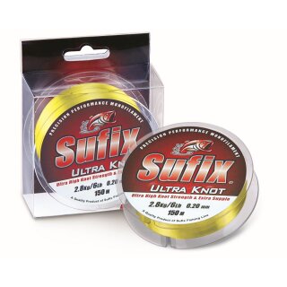 SUFIX Ultra Knot 0,23mm 4,5kg 150m Opaque Yellow