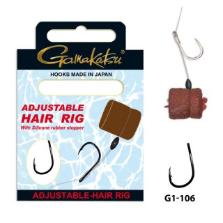 GAMAKATSU Hook BKS-ADJUST Hair Rig 12cm Gr.12 6Stk.