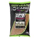 SENSAS Super Pellet Groundbait White Bread 1kg