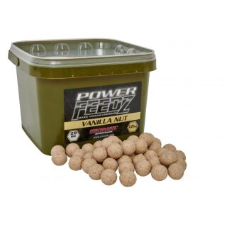 STARBAITS Power Feedz Vanilla Nut Boilies 20mm 1,8kg