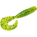 STRIKE KING Grub 10cm Chartreuse Pepper 8Stk.