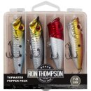 RON THOMPSON Topwater Popper Pack 7-9cm 11-13g Mixed 4Stk.