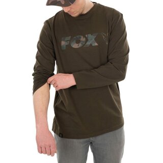 FOX Long Sleeve T-Shirt XXXL Khaki/Camo