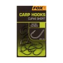 FOX Carp Hooks Curve Shank Short Gr.4 Schwarz 10Stk.