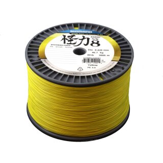 SHIMANO Kairiki 8 0,06mm 5,3kg 3000m Yellow