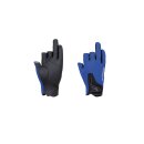 SHIMANO Pearl Fit Handschuhe Fingerlos an 3 Finger L Blau