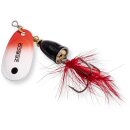 ZEBCO Trophy Z-Vibe &amp; Fly No.1 4g Black Body/Silver White-Red/Red Fly